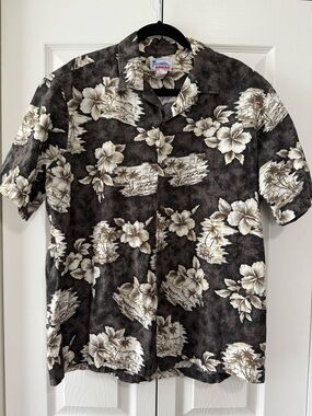 Vintage Hawaii Aloha Shirt Men’s XL Floral Tropical Button Up Made in Hawaii